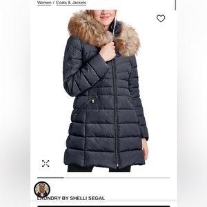 Laundry winter coat navy